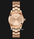 Tissot T112.210.33.456.00 T-Wave Ladies Rose Gold Dial Rose Gold Stainless Steel Strap-0