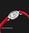 TISSOT Femini-T T113.109.16.116.00 White Mother Of Pearl Dial Red Leather Strap-1