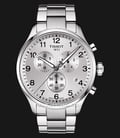 Tissot T-Sport T116.617.11.037.00 Chrono XL Classic Silver Dial Stainless Steel Strap-0
