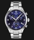 TISSOT T-Sport T116.617.11.047.01 Chrono XL Classic Blue Dial Stainless Steel Strap-0