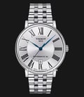 Tissot T-Classic T122.407.11.033.00 Carson Premium Powermatic 80 Silver Dial Stainless Steel Strap-0