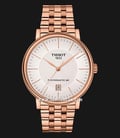 Tissot T-Classic T122.407.33.031.00 Carson Premium Powermatic 80 Rose Gold Stainless Steel Strap-0