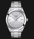 TISSOT T-Classic T127.410.11.031.00 Gentleman Men Silver Dial Stainless Steel Strap-0