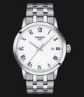 Tissot T-Classic T129.410.11.013.00 Classic Dream White Dial Stainless Steel Strap-0