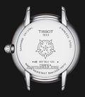 TISSOT T-Lady T133.210.26.031.00 Odaci-T Silver Dial Beige Leather Strap + Extra Strap-2