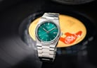 Tissot T-Classic T137.410.11.091.00 PRX Green Dial Stainless Steel Strap-4