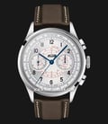 TISSOT Heritage T142.462.16.032.00 Telemeter 1938 Silver Dial Brown Leather Strap-0