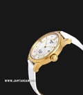 TISSOT Le Locle T41.5.453.86 Automatic White Mother of Pearl Dial White Leather Strap-1