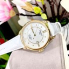 TISSOT Le Locle T41.5.453.86 Automatic White Mother of Pearl Dial White Leather Strap-3