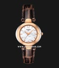 TISSOT Organdy T916.209.46.117.00 Mother Of Pearl Dial Brown Leather Strap-0