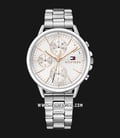 Tommy Hilfiger Carly 1781787 Ladies Silver Dial Stainless Steel Strap-0