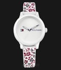 Tommy Hilfiger Ashley 1781793 Ladies White Dial Multicolor Rubber Strap-0