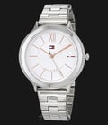 Tommy Hilfiger 1781851 Ladies White Dial Stainless Steel-0