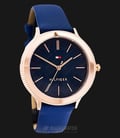 Tommy Hilfiger 1781860 Candice Ladies Blue Multidimensional Dial Blue Leather Strap-0