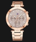 Tommy Hilfiger 1781879 Ladies Rose Gold Dial Rose Gold Stainless Steel Strap-0