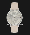 Tommy Hilfiger Pippa 1781919 Ladies Floral Dial Pink Blush Leather Strap-0