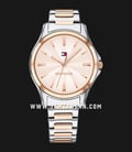 Tommy Hilfiger 1781952 Lori Ladies Rose Gold Dial Dual Tone Stainless Steel Strap-0
