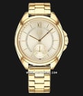 Tommy Hilfiger Ava 1781988 Ladies Gold Dial Gold Stainless Steel Strap-0