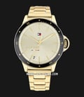 Tommy Hilfiger 1782025 Ladies Gold Dial Gold Stainless Steel Strap-0