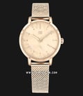 Tommy Hilfiger 1782042 Lily Ladies Mother Of Pearl Dial Rose Gold Mesh Strap-0