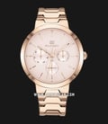 Tommy Hilfiger Alessa 1782076 Ladies Pink Dial Rose Gold Stainless Steel Strap-0