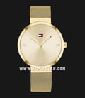 Tommy Hilfiger Classic 1782217 Ladies Liberty Gold Dial Gold Mesh Strap-0