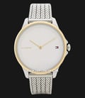 Tommy Hilfiger Delphine 1782357 Silver Dial Mesh Strap-0
