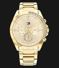 Tommy Hilfiger Kennedy 1782385 Gold Dial Gold Stainless Steel Strap-0