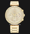 Tommy Hilfiger Luna 1782392 Champagne Dial Gold Stainless Steel Strap-0