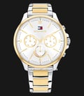Tommy Hilfiger Scarlett 1782451 Silver Dial Dual Tone Stainless Steel Strap-0