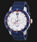 Tommy Hilfiger 1790887 Multi Function White Dial Rubber Strap-0