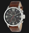 Tommy Hilfiger 1790892 Casual Sport Brown Leather Multi Eye Watch-0