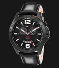 Tommy Hilfiger 1790972 Cool Sport Stainless Steel Black Leather Strap-0