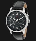 Tommy Hilfiger 1791083 Stainless Steel Black Leather Strap-0