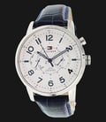 Tommy Hilfiger 1791085 Stainless Steel Blue Leather Strap-0