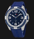 Tommy Hilfiger 1791091 Stainless Steel Blue Rubber Strap-0