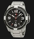Tommy Hilfiger 1791092 Black Dial Stainless Steel Silver-0