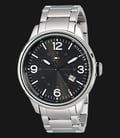 Tommy Hilfiger 1791105 Black Dial Stainless Steel Silver-0