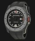 Tommy Hilfiger 1791114 Stainless Steel Black Rubber Strap-0
