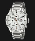 Tommy Hilfiger 1791140 White Dial Stainless Steel Silver-0