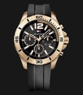 Tommy Hilfiger 1791145 Stainless Steel Black Rubber Strap-0