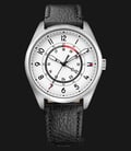 Tommy Hilfiger 1791373 Dylan White Dial Leather Strap-0