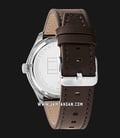 Tommy Hilfiger Oliver 1791888 Automatic Skeleton Dial Brown Leather Strap-2