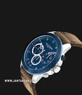 Tommy Hilfiger Harley 1791895 Blue Dial Brown Leather Strap-1