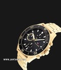 Tommy Hilfiger Larson 1791919 Black Dial Gold Stainless Steel Strap-1
