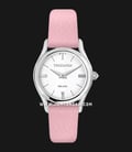 Trussardi T-Light R2451127505 Milano Silver Dial Pink Leather Strap-0