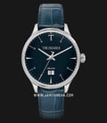 Trussardi T-Complicity R2451130001 Milano Blue Dial Blue Leather Strap-0