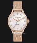Trussardi T-Complicity R2453130501 Milano Silver Mother of Pearl Dial Rose Gold St. Steel Strap-0