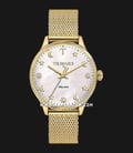 Trussardi T-Complicity R2453130506 Milano Silver Mother of Pearl Dial Gold Stainless Steel Strap-0