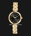 Trussardi T-Chain R2453137506 Milano Black Dial Gold Stainless Steel Strap-0